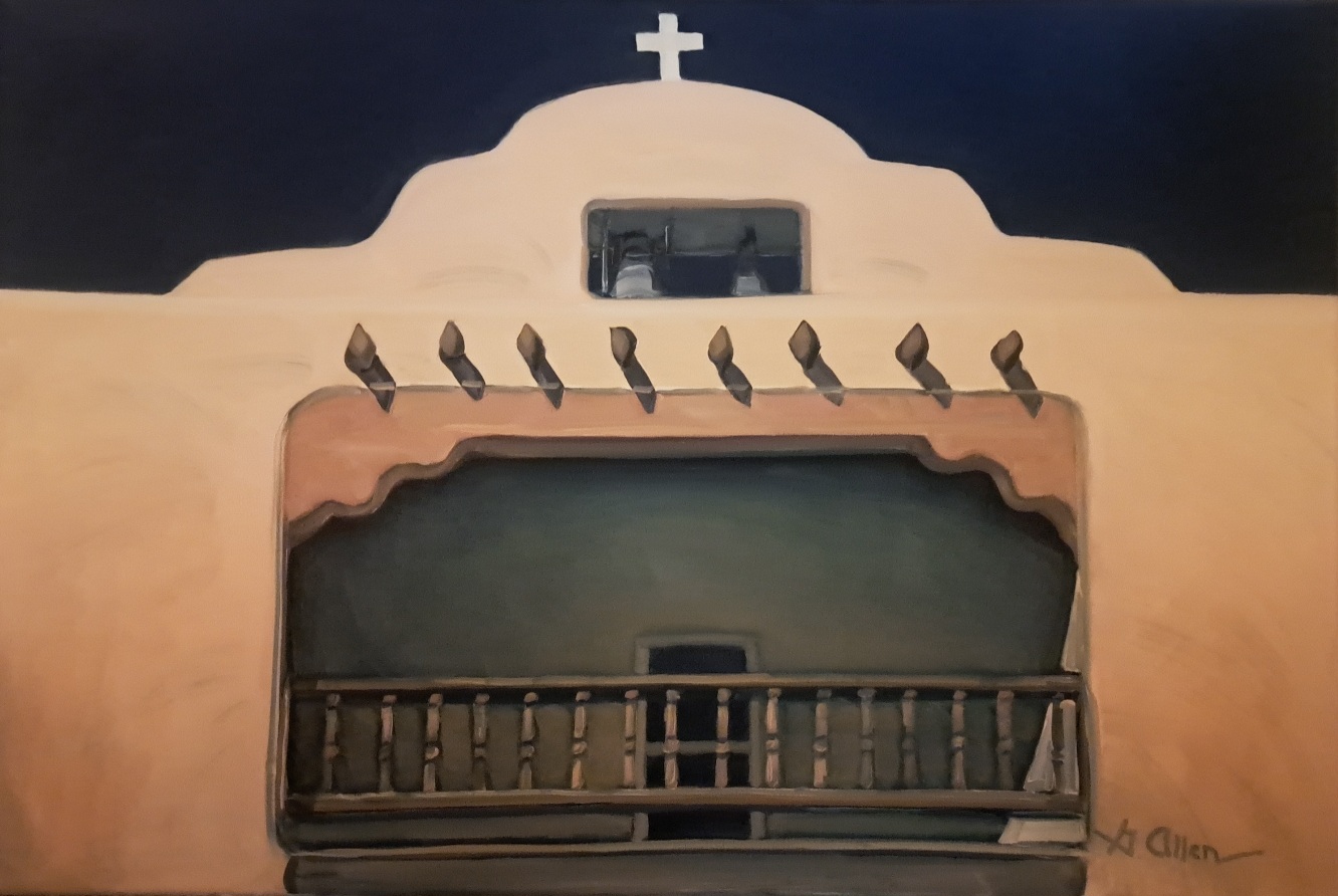 "UPPER FLOOR, ST THOMAS CHURCH ABIQUIU" - BY GREG ALLEN