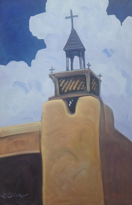 "RIGHT ONE, STEEPLE EL SANCTUARIO DE CHIMAYO" - BY GREG ALLEN
