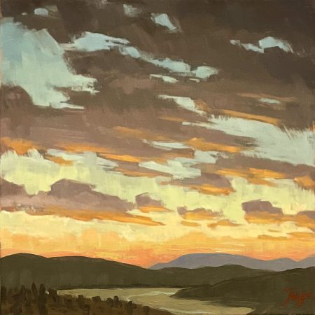 EVENING GLOW (STUDY) - BY JIM JENNINGS
