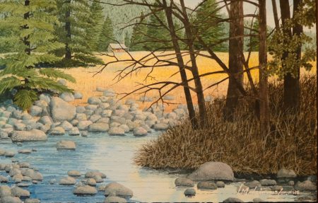 "CABIN IN THE WOODS" - By Lynn McLain