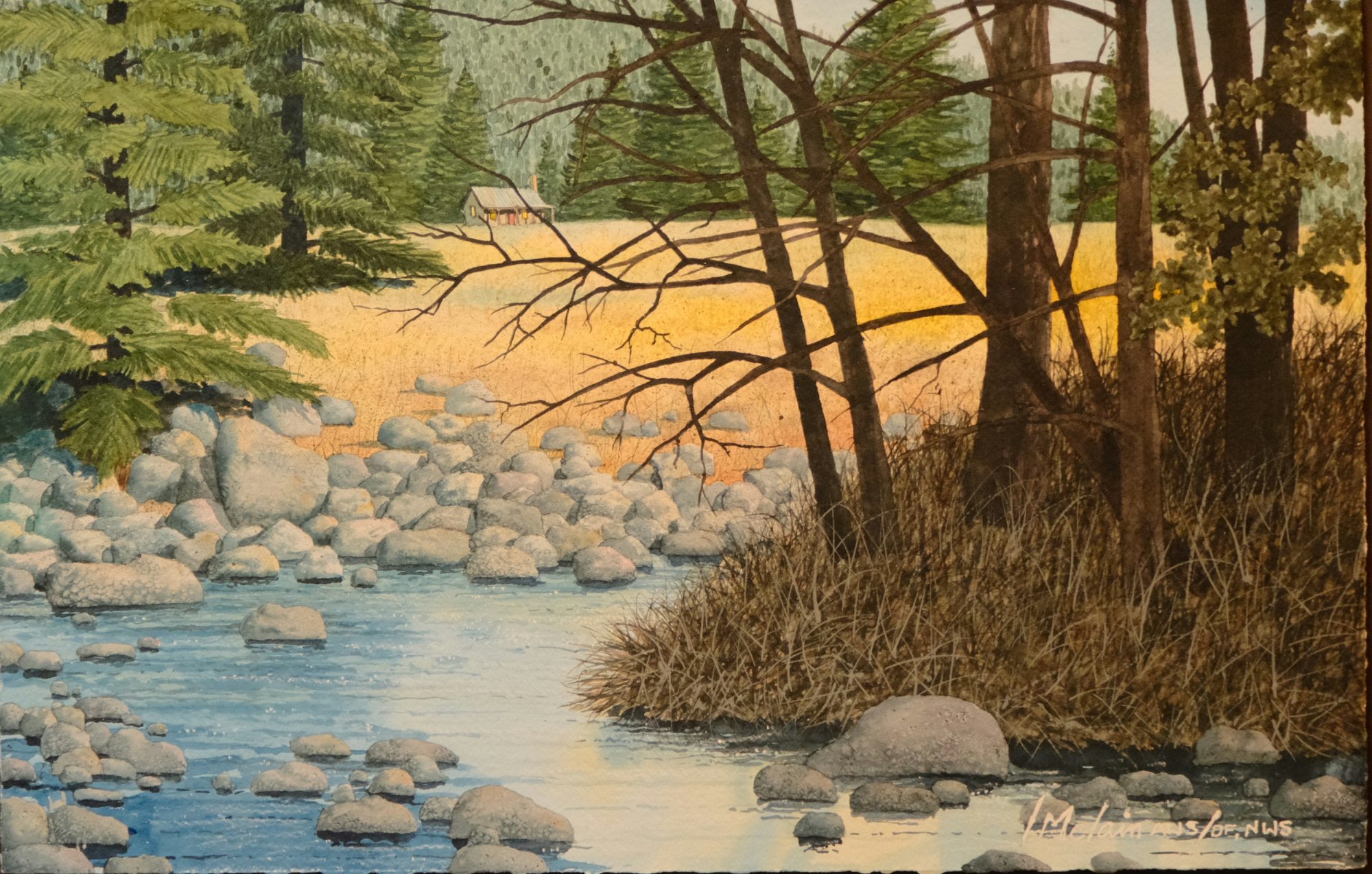"CABIN IN THE WOODS" - By Lynn McLain
