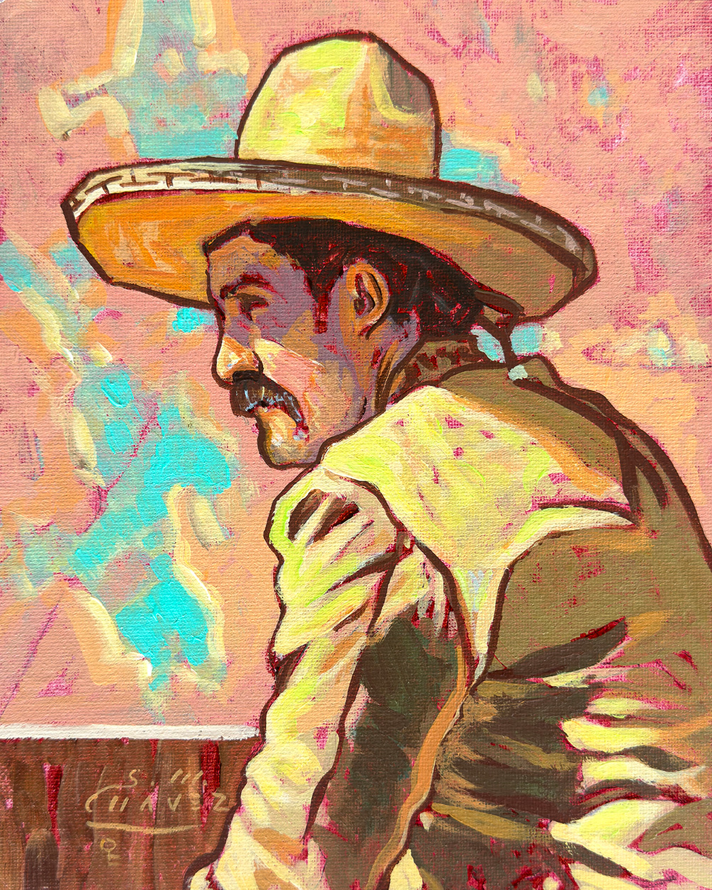 "STUDY FOR PRIX DE WEST DEMO" - BY  SEAN MICHAEL CHAVEZ