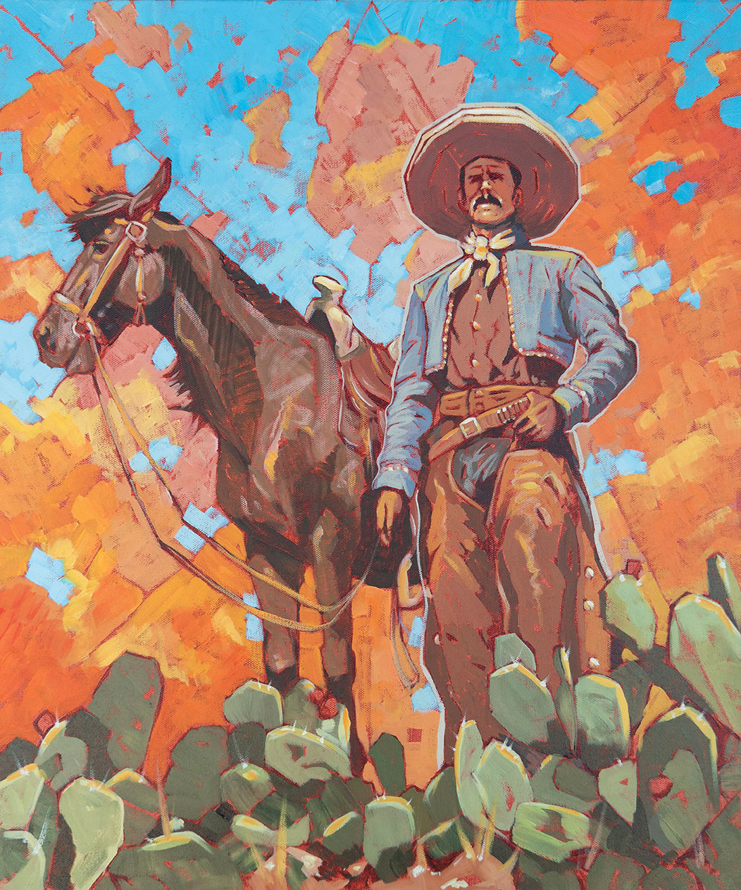 “ASCENT IN AMBER SKIES” – BY  SEAN MICHAEL CHAVEZ