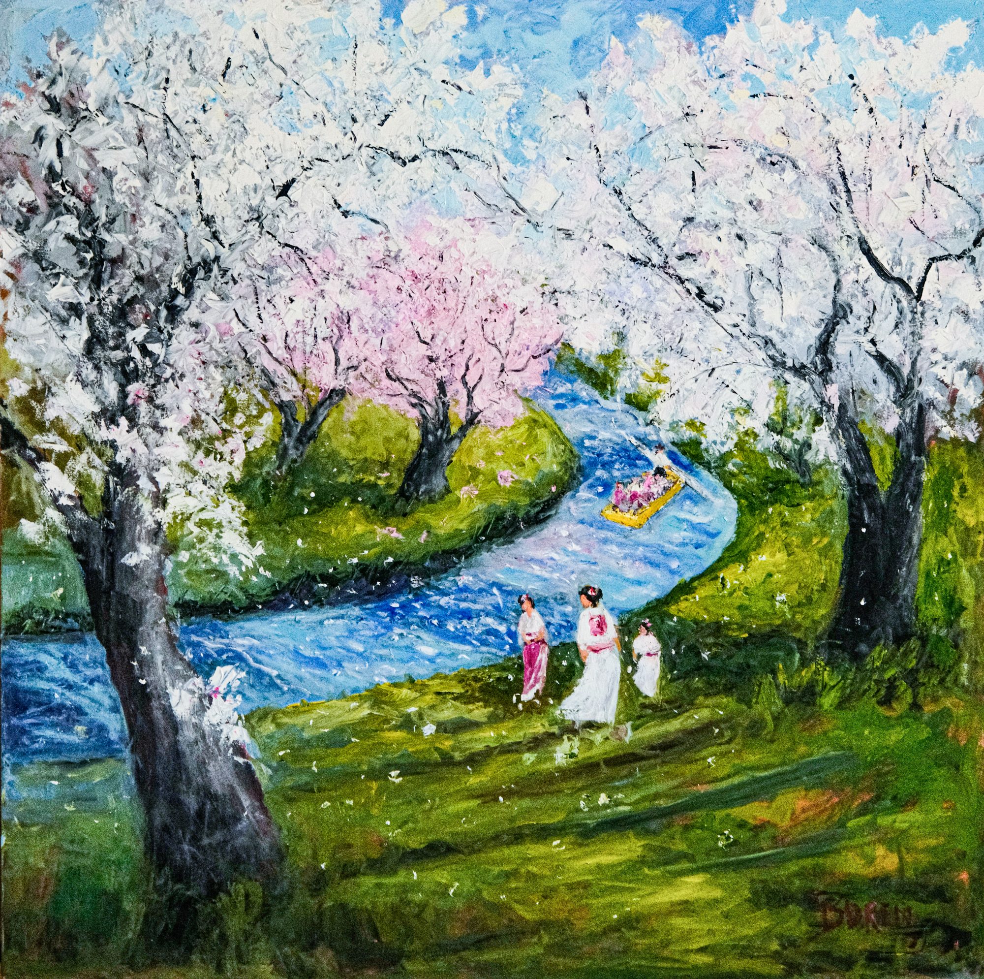 DSCF1816 (1)-2 "SPRING WINDS AT SHINGASHI RIVER" - By Evelyne Boren