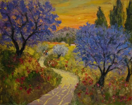 "BEAUTIFUL JACARANDA TREES" - By Evelyne Boren