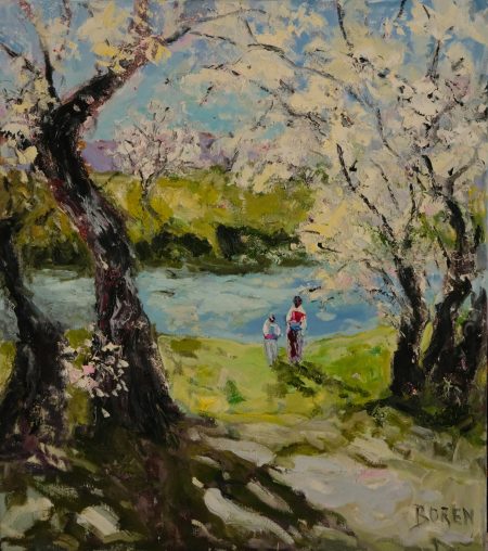 "JOY OF CHERRY BLOSSOMS" - By Evelyne Boren