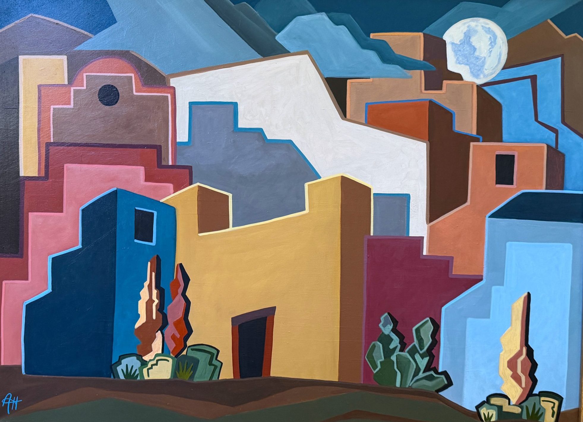 MOON OVER ADOBE KINGDOM - BY ANGIE HASKELL
