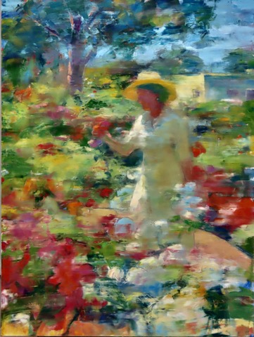 Santa Fe Garden - By Gregory Frank Harris
