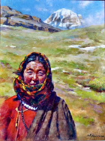 Sacred Mountain, Tibet - By Gregory Frank Harris