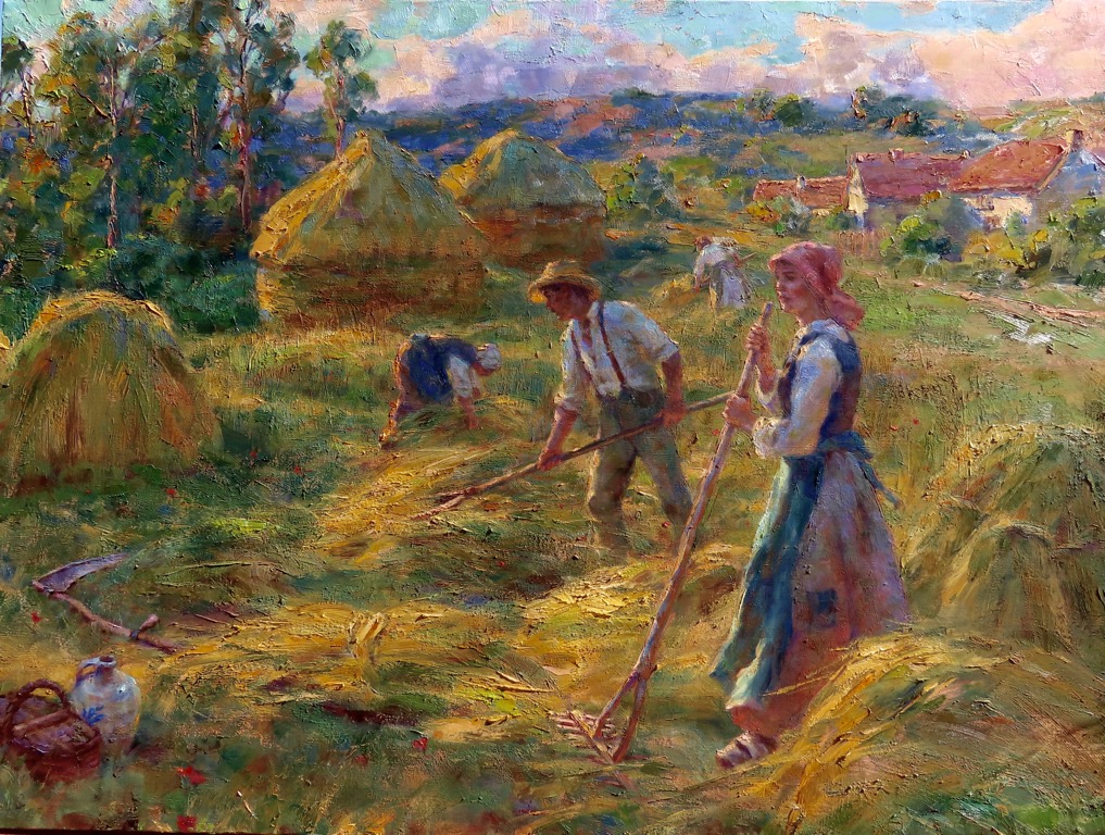 "The Haymakers" Circa (1890) - By Gregory Frank Harris