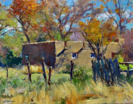 "Galisteo Adobe" - By Gregory Frank Harris