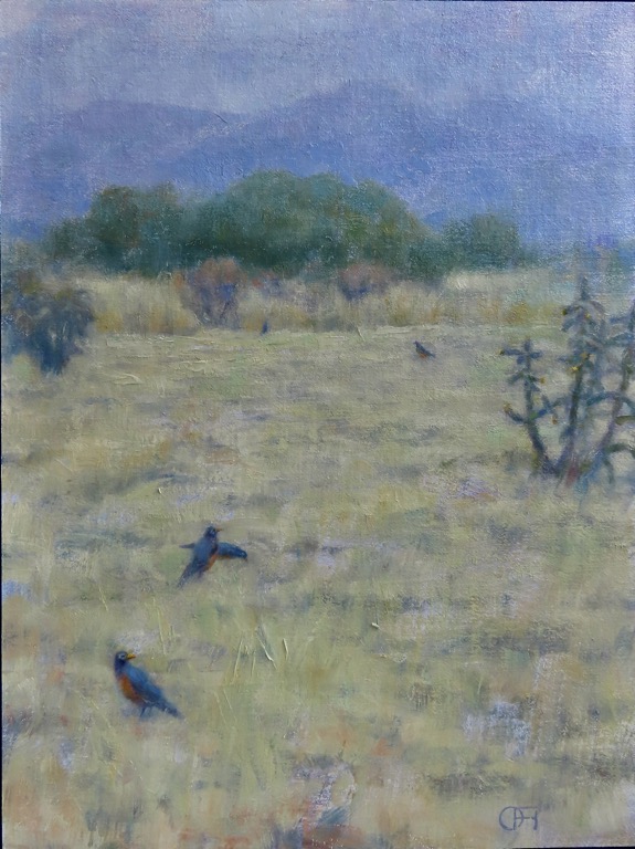 "Morning Fog (The Robins)" - By Gregory Frank Harris
